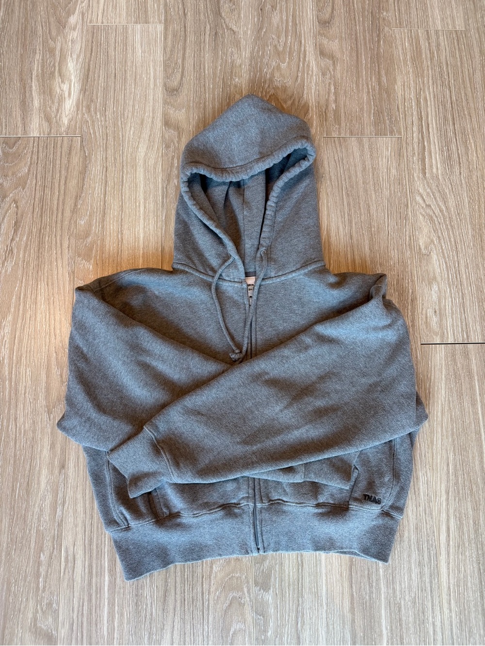 Aritzia TNA Cozy Fleece Boyfriend Zip Hoodie